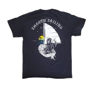 Retrofit Men's‎ Black Reaper Smooth Sailing Short Sleeve T-shirt Medium